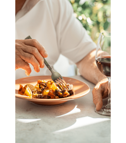 Résidents — repas en communauté