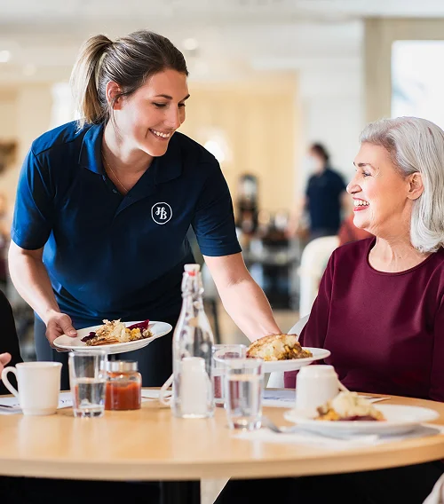 Résidents — repas en communauté