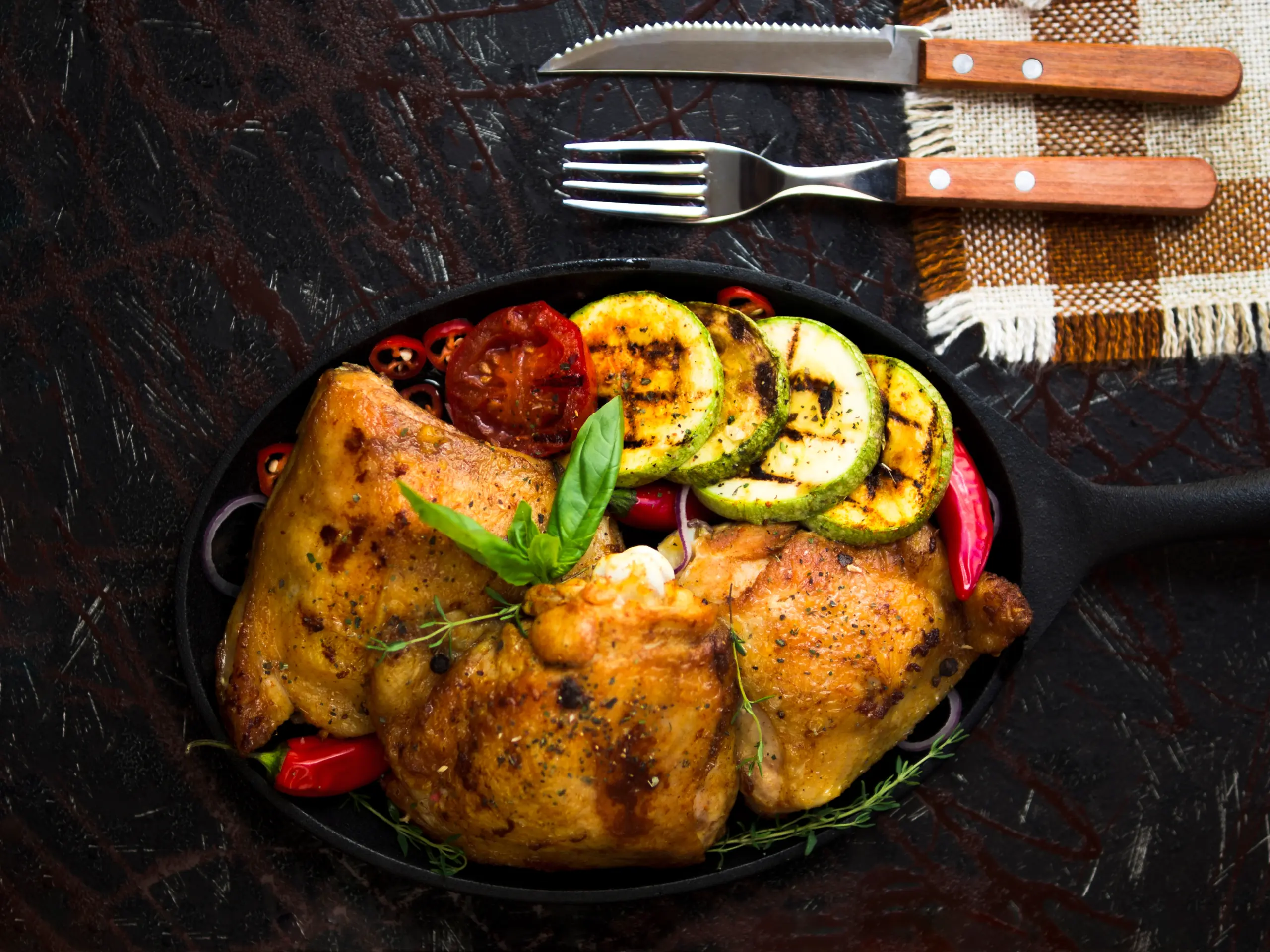 POULET MÉDITÉRANNÉEN